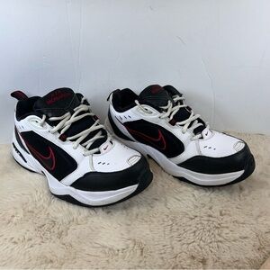 Nike Air Monarch Black White Red Athletic‎ Shoes Men’s 8.5